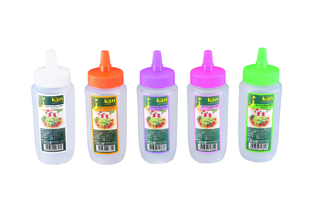 Color White,Orange,Purple,Pink,Green  Capacity(cc) 400 Size(mm) Φ65×H180 Retail Price(JPY) 300  Material  Polyethylene Upper-temperature 90℃　Lawer-temperatureｰ30℃